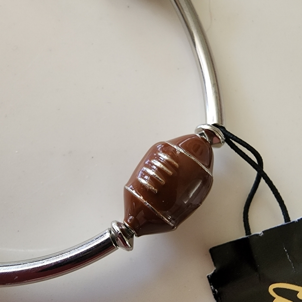 Cookie Lee elastic Football bracelet NWT - Picture 2 of 6